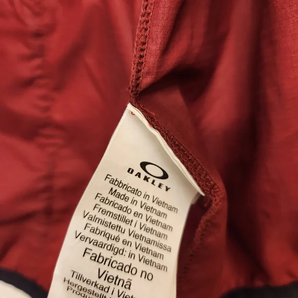 Oakley Elements Packable Jacket S Iron Red - Picture 7 of 8